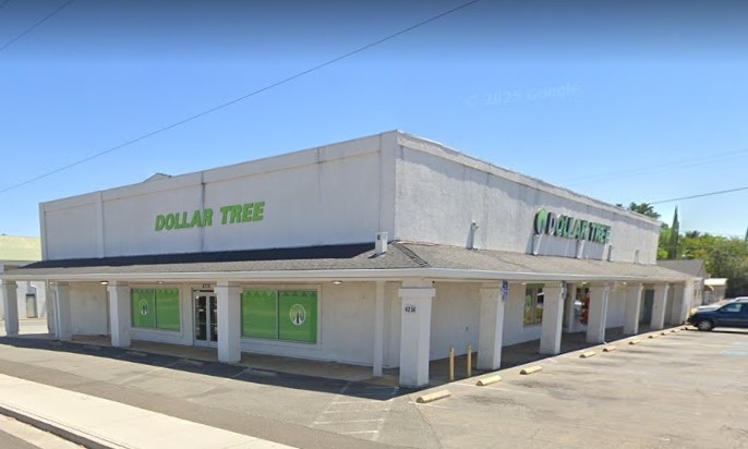 The single-tenant Dollar Tree store at 4236 Shasta Dam Blvd., Shasta Lake, California.